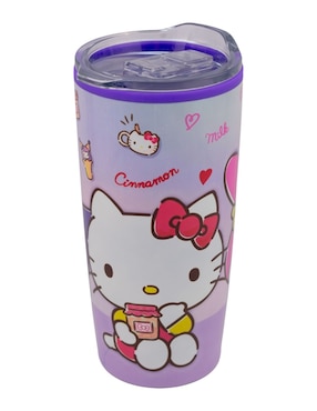 Termo Regalos Siglo XXI de acero inoxidable Hello Kitty con tapa a presión 450 ml