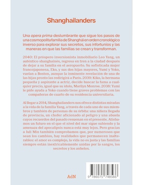Libro Shanghailanders de Juli Min