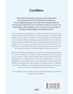 Libro Cordillera de Marta del Riego Anta