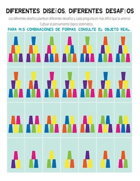 Juego de mesa Vasos Apilables Lab.G