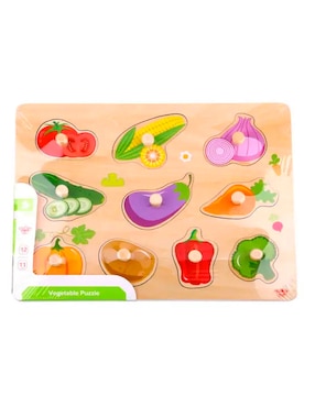 Rompecabezas comida saludable Verduras Didactijuegos 11 piezas