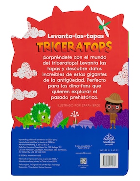 Levanta las tapas triceratops de Silver Dolphin