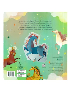 Mi libro para construir: unicornios de Silver Dolphin