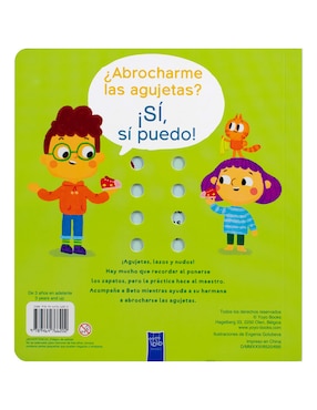 ¡Si, si puedo! ¿Abrocharme las agujetas? de Jo Dupre Bvba (Yoyo Books)