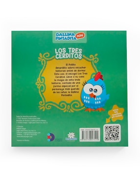 Libro La gallina pintadita y los tres cerditos de Didactijuegos