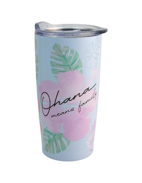 Termo Regalos Siglo XXI de acero inoxidable Stitch con tapa a presión 450 ml