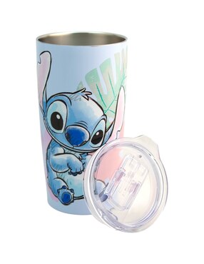 Termo Regalos Siglo XXI de acero inoxidable Stitch con tapa a presión 450 ml