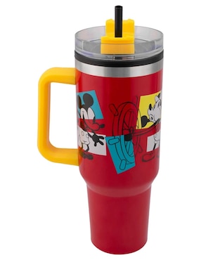 Termo Regalos Siglo XXI de acero inoxidable Mickey con tapa rosca 1.2 L
