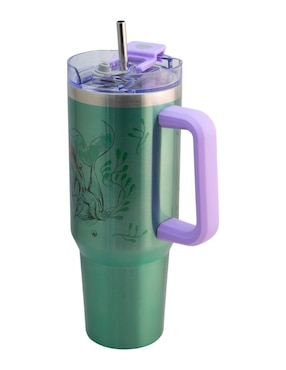 Termo Regalos Siglo XXI de acero inoxidable La Sirenita con tapa rosca 1.2 L