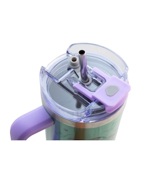Termo Regalos Siglo XXI de acero inoxidable La Sirenita con tapa rosca 1.2 L