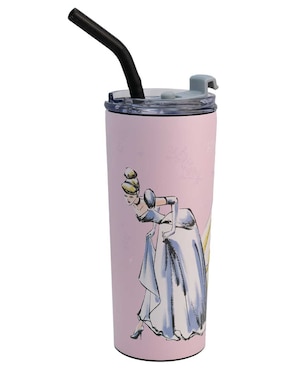 Termo Regalos Siglo XXI de acero inoxidable Princesas con tapa rosca 500 ml