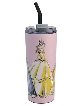 Termo Regalos Siglo XXI de acero inoxidable Princesas con tapa rosca 500 ml