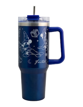Termo Regalos Siglo XXI de acero inoxidable Mickey con tapa rosca 1.2 L