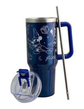 Termo Regalos Siglo XXI de acero inoxidable Mickey con tapa rosca 1.2 L