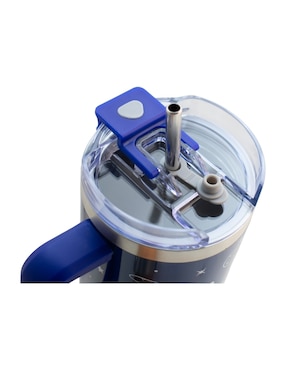 Termo Regalos Siglo XXI de acero inoxidable Mickey con tapa rosca 1.2 L