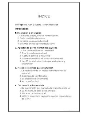 Libro Mamut o Humanoide. De la Extinción a la IA de Albert Riba
