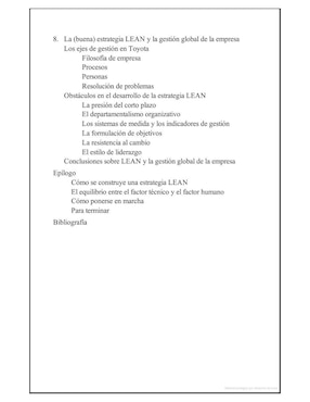 Libro El (buen) pensamiento Lean. Claves para Reinterpretar la Estrategia Lean y la mejora continua de José Ignacio Erausquin