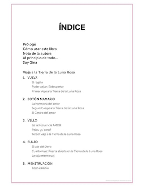 Libro Viaje a la Tierra de la Luna Rosa, Un mapa hacia la primera Menstruación de Susana Sancho Esteban