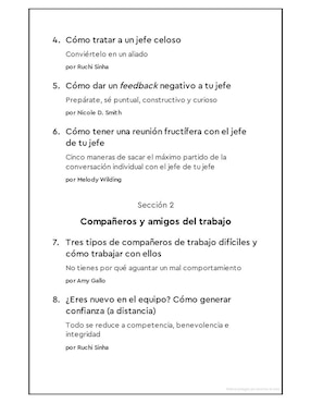 Libro Fortalece tus Relaciones con Jefes y Compañeros de Harvard Business Review