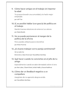Libro Fortalece tus Relaciones con Jefes y Compañeros de Harvard Business Review