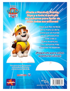 Libro Paw Patrol Libera tus Colores de Nickelodeon