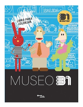 Libro Museo 31 para pintar de 31 minutos