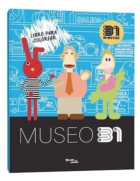 Libro Museo 31 para pintar de 31 minutos