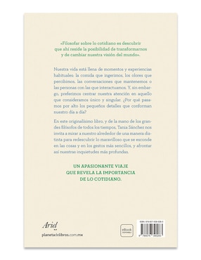 Libro Filosofía para todos los días de Tania Sánchez