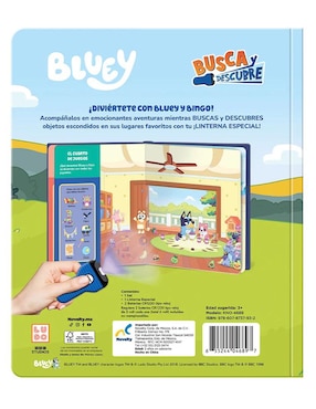 Libro Busca y Descubre Bluey de Novelty