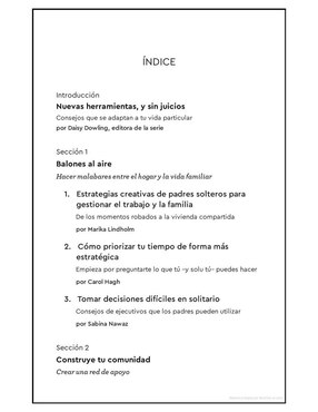 Libro Tips para solter@s con hij@s de Harvard Business Review