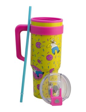 Termo Regalos Siglo XXI de acero inoxidable Simpson con tapa rosca 1.2 L