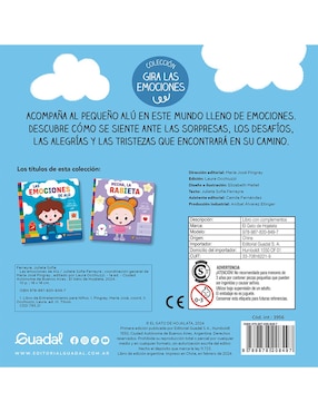 Libro Las Emociones de Alú de Editorial Guadal
