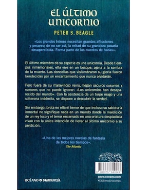 Libro Último Unicornio El de Beagle Peter S.