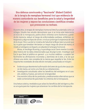 Libro Los estrógenos importan de Dr. Avrum Bluming/ Dra. Carol Tavris