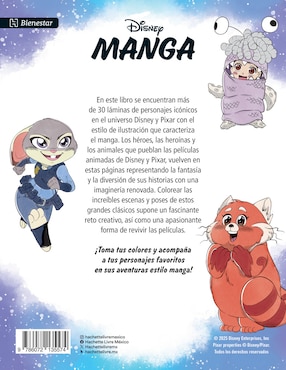 Libro manga Disney Intensamente de Hachette Bienestar