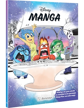 Libro manga Disney Intensamente de Hachette Bienestar