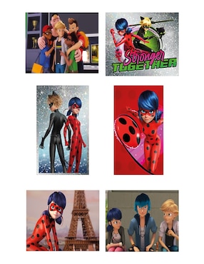 Estampas de Ladybug Panini coleccionable