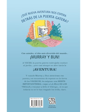 Libro ¡Murray y Bun! Murray el vikingo de Adam Stower