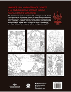 Libro Universal Monsters. el libro oficial para colorear de Alan Robert
