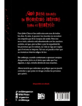 Libro No soy un Serial Killer de Dan Wells
