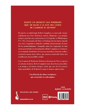 Libro El Símbolo Perdido de Dan Brown