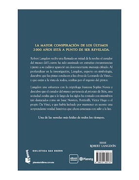 Libro El Código Da Vinci de Dan Brown