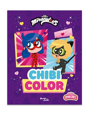 Libro Ladybug Chibi Color de Miraculous