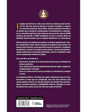 Libro Haz Esto Antes de Dormir de Oliver Niño