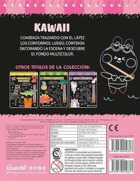Libro Kawaii-Traza Y Crea de El Gato de Hojalata