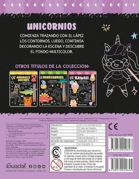 Libro Unicornios-Traza Y Crea de El Gato de Hojalata