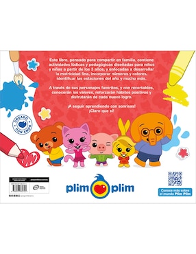Libro Aprende Jugando Con Plim Plim de Plim Plim