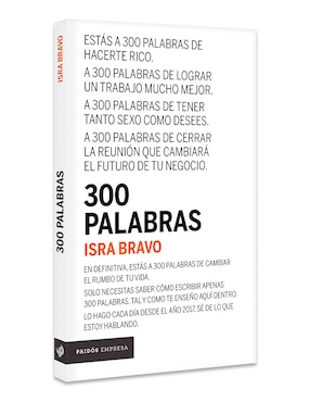 Libro 300 Palabras de Isra Bravo