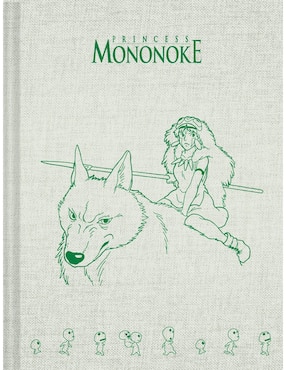 Libreta Chronicle Books Princess Mononoke a rayas