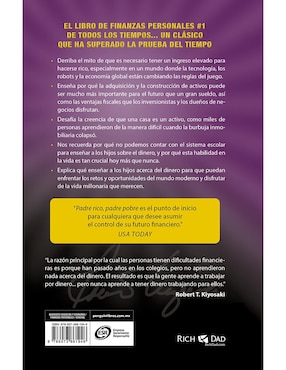 Libro Padre rico, padre pobre de Robert T. Kiyosaki